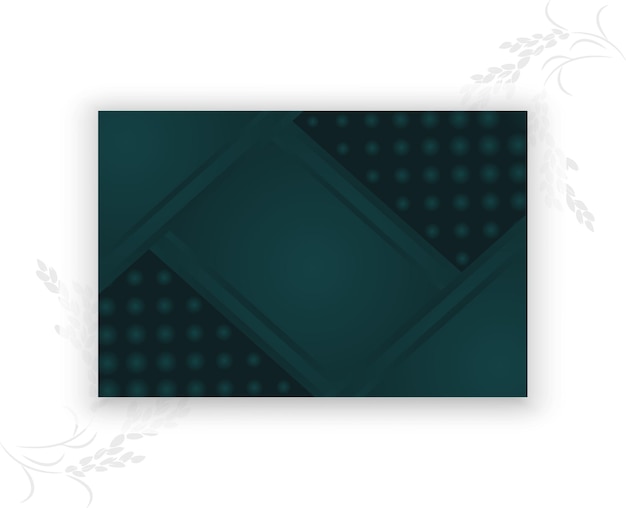 Fondo de onda verde abstracto vectorial