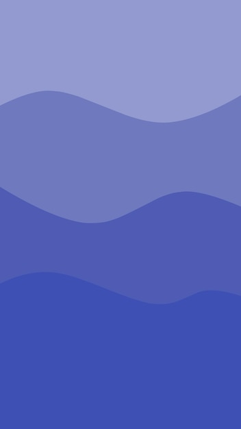 Fondo de ondas abstractas azules en capas