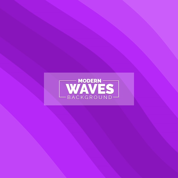 Fondo de ondas abstractas Composición de formas dinámicas Ilustración vectorial