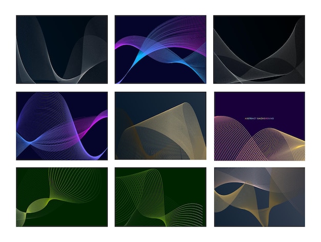 Fondo de ondas abstractas