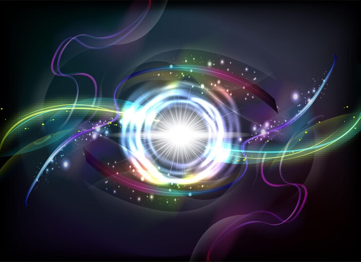 Vector fondo de ondas abstractas