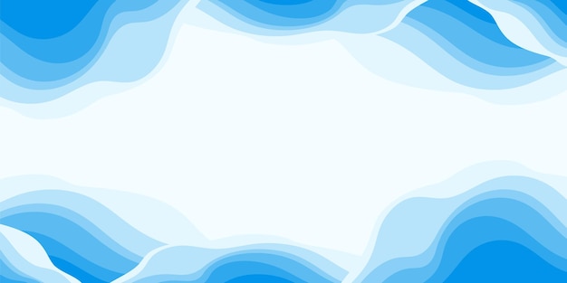 Fondo con ondas azules abstractas con espacio para el texto arte abstracto ondulado