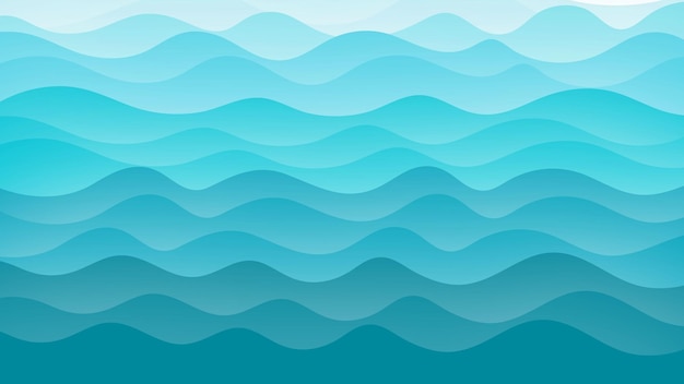 fondo de ondas azules abstractas