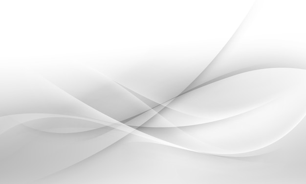 Fondo de ondas blancas y grises suaves