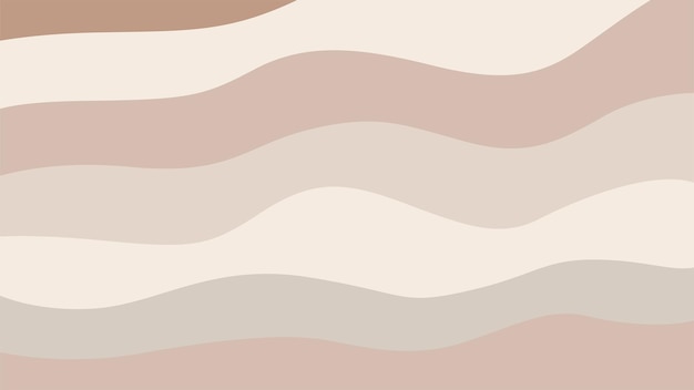 El fondo de las ondas boho modernas abstract