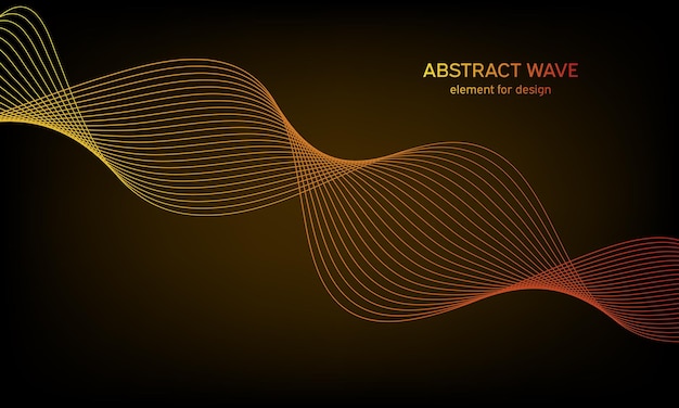 Fondo de ondas de colores abstractos