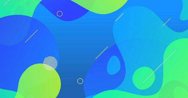 Fondo de ondas líquidas abstractas con fondo colorido