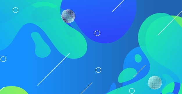 Fondo de ondas líquidas abstractas con fondo colorido