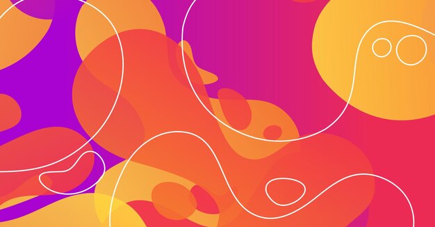 Fondo de ondas líquidas abstractas con fondo colorido