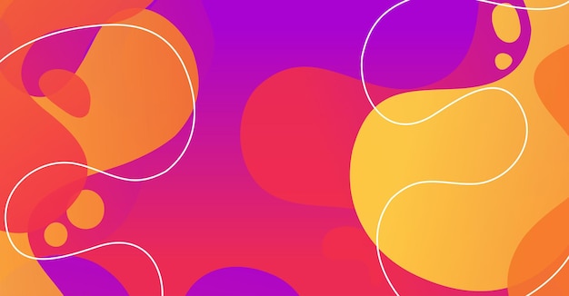 Fondo de ondas líquidas abstractas con fondo colorido