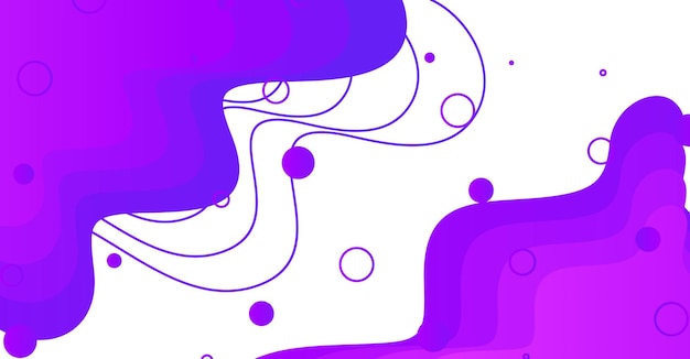 Fondo de ondas líquidas abstractas con fondo colorido