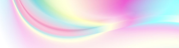 Fondo de ondas líquidas abstractas de lámina holográfica de colores