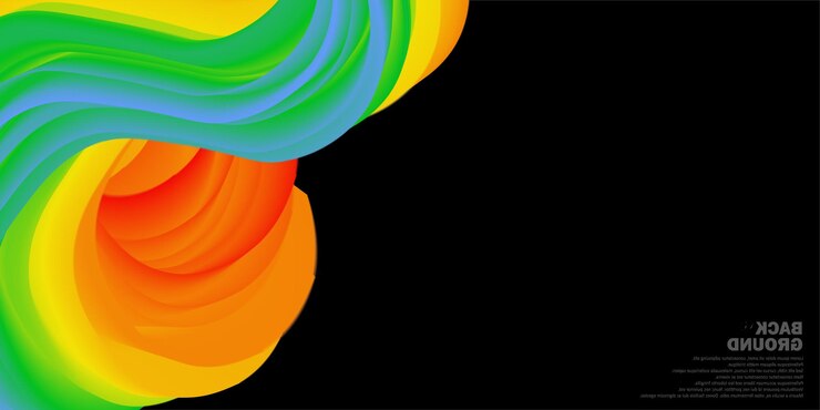 Fondo de ondas líquidas coloridas Ilustración vectorial ondulada colorida Diseño de fondo moderno