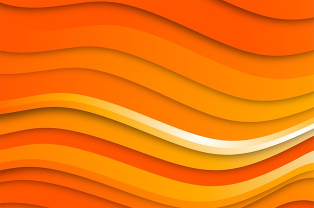 Fondo de ondas naranja