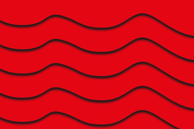 fondo de ondas rojas horizontales premium