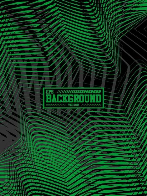 fondo de ondas verdes negras