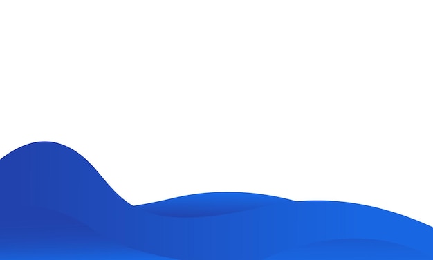 Fondo ondulado azul abstracto Bueno para banner de negocios o presentación