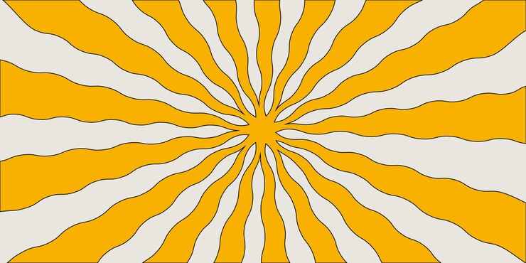 fondo ondulado con color amarillo