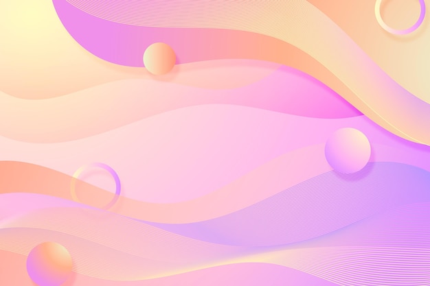 Fondo ondulado en gradiente