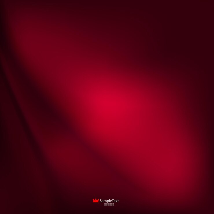 Vector fondo ondulado liso rojo oscuro exquisito abstracto