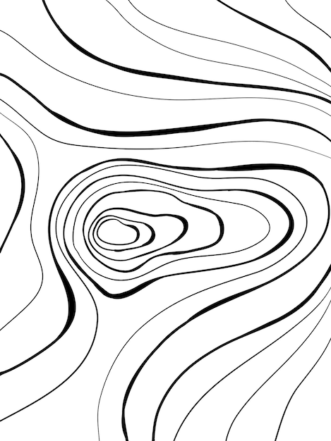 Fondo ondulado de topografía