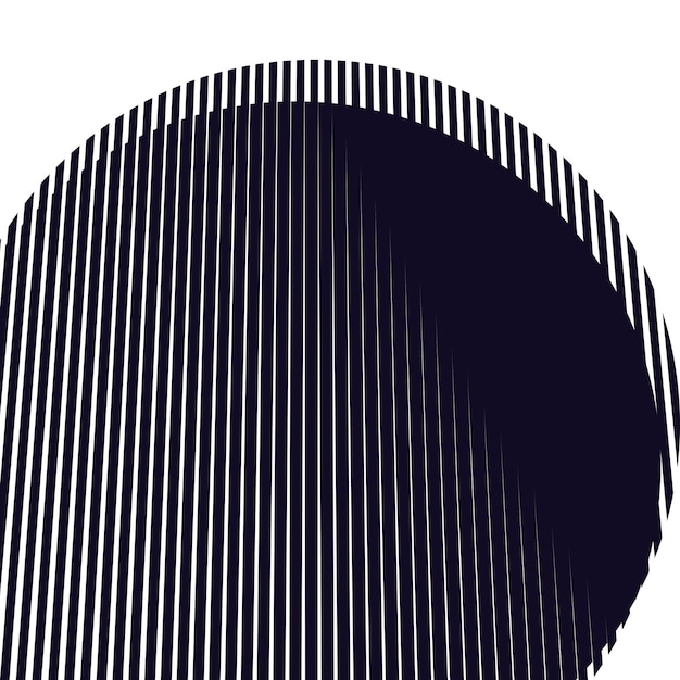 Fondo óptico con líneas geométricas monocromáticas. Patrón muaré, efecto trance.