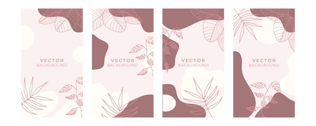 Fondo orgánico con elementos florales y geométricos. Para publicaciones en redes sociales, aplicaciones móviles, diseño de banners y anuncios web o en Internet. Fondos bohemios de moda. Fondo de estilo boho
