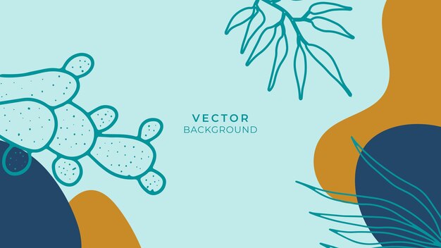 Fondo orgánico con elementos florales y geométricos. Para publicaciones en redes sociales, aplicaciones móviles, diseño de banners y anuncios web o en Internet. Fondos bohemios de moda. Fondo de estilo boho