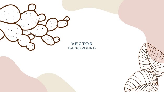 Fondo orgánico con elementos florales y geométricos. Para publicaciones en redes sociales, aplicaciones móviles, diseño de banners y anuncios web o en Internet. Fondos bohemios de moda. Fondo de estilo boho