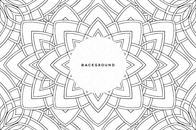 Fondo ornamental con diseño circular geométrico