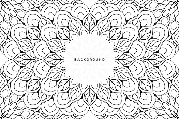 Fondo ornamental con diseño circular geométrico