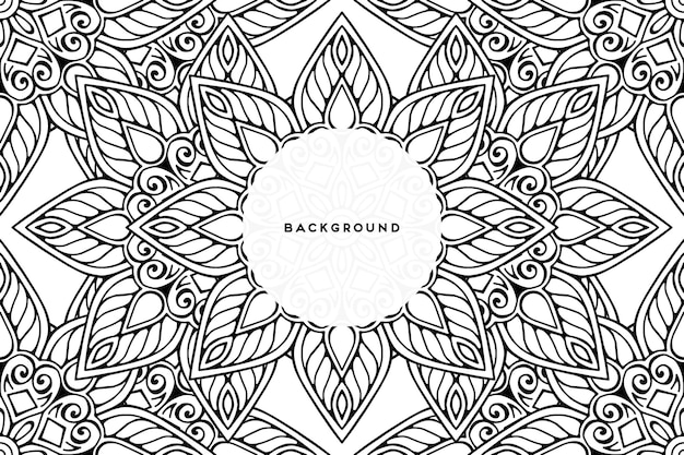 Fondo ornamental con diseño circular geométrico