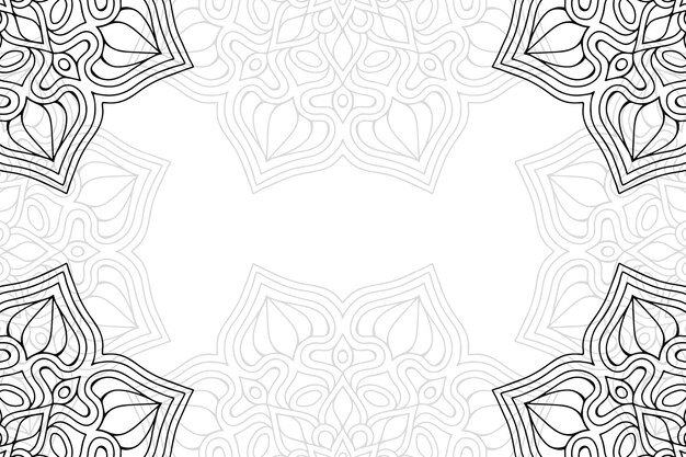 Fondo ornamental floral Mandala