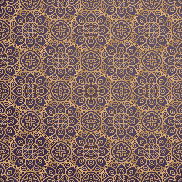 Fondo ornamental de lujo en color dorado