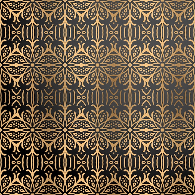 Fondo ornamental de lujo en color dorado