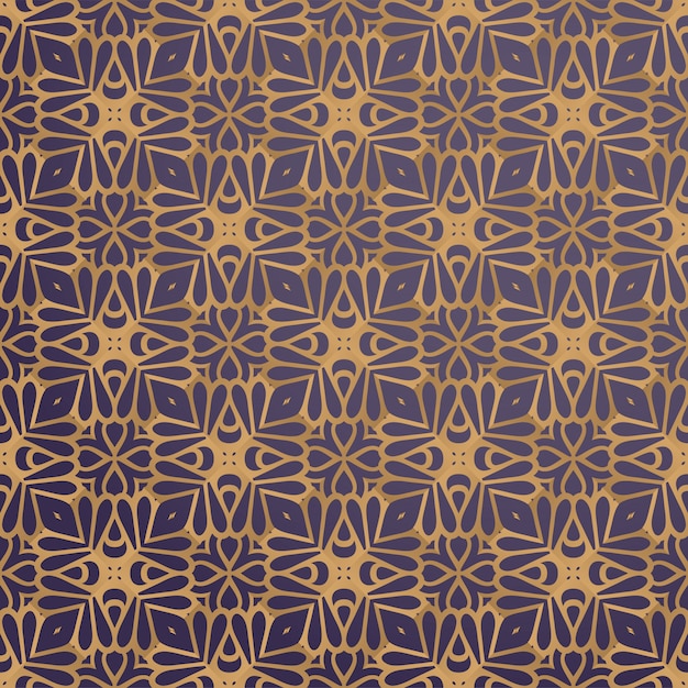 Fondo ornamental de lujo en color dorado