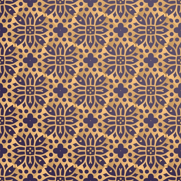 Fondo ornamental de lujo en color dorado