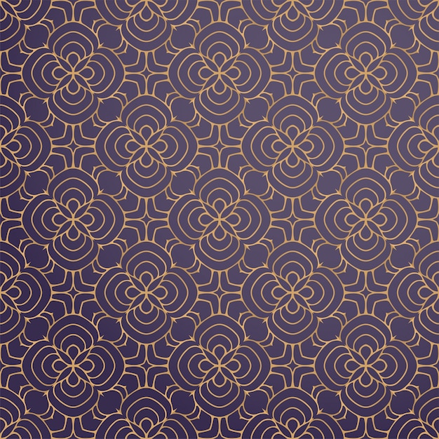 Fondo ornamental de lujo en color dorado