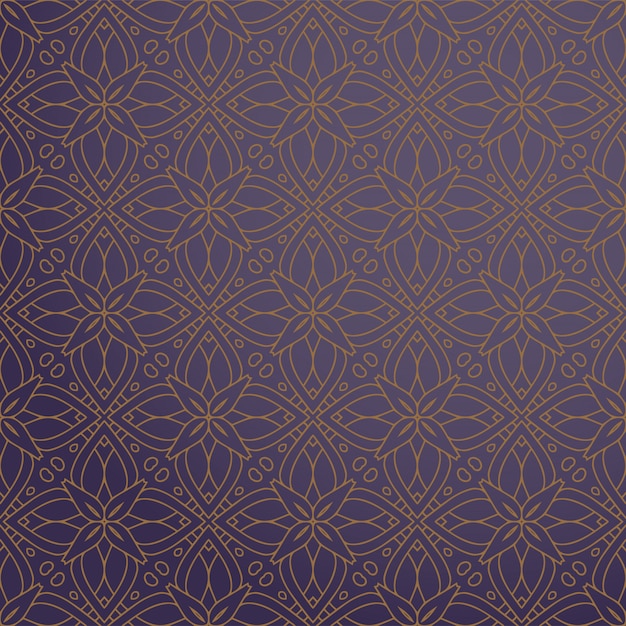 Fondo ornamental de lujo en color dorado
