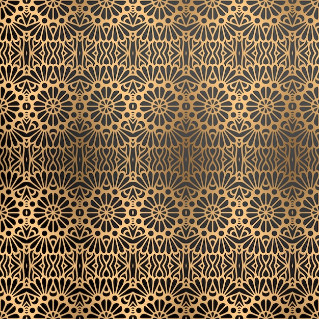 Fondo ornamental de lujo en color dorado.