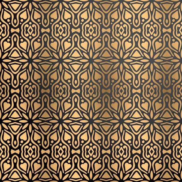 Fondo ornamental de lujo en color dorado.