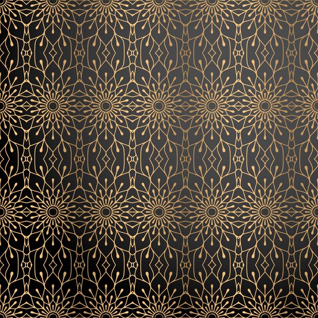 Fondo ornamental de lujo en color dorado.