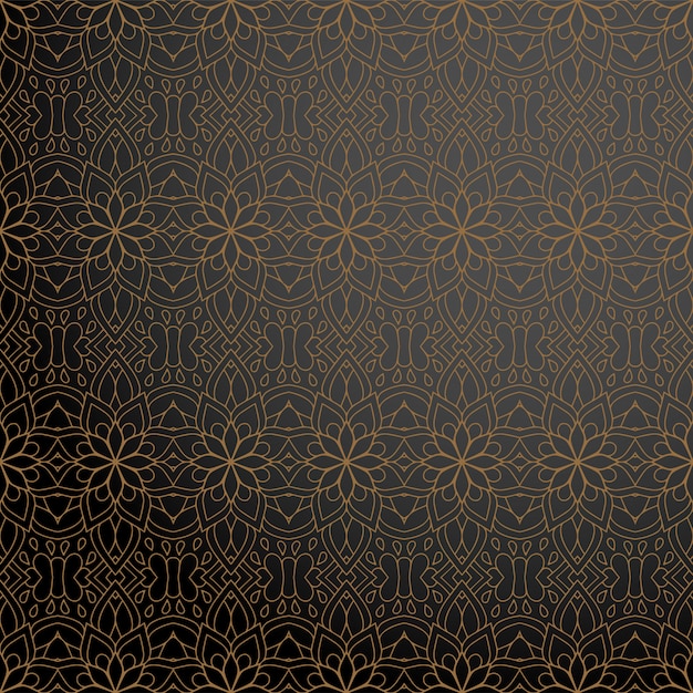 Fondo ornamental de lujo en color dorado.