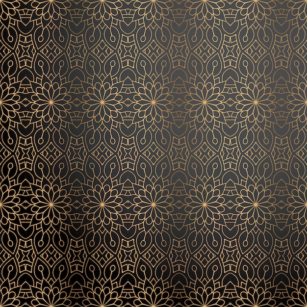 Fondo ornamental de lujo en color dorado.