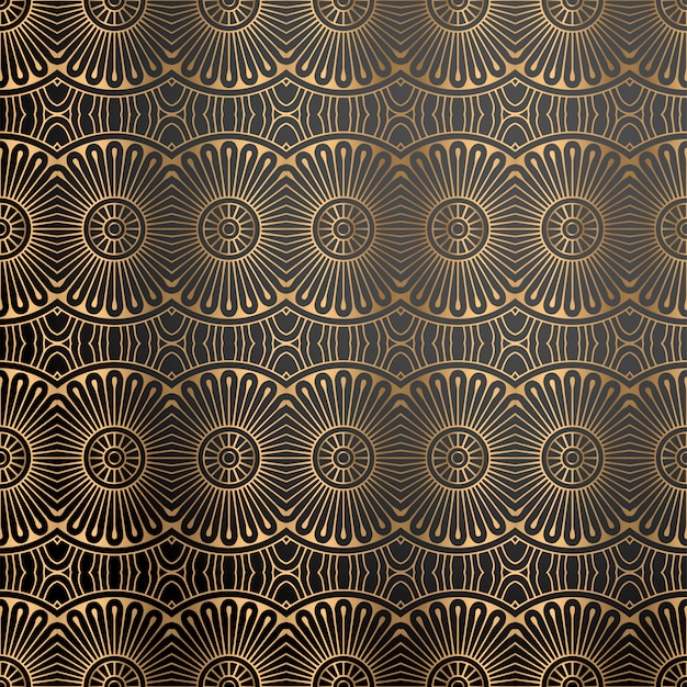 Fondo ornamental de lujo en color dorado.