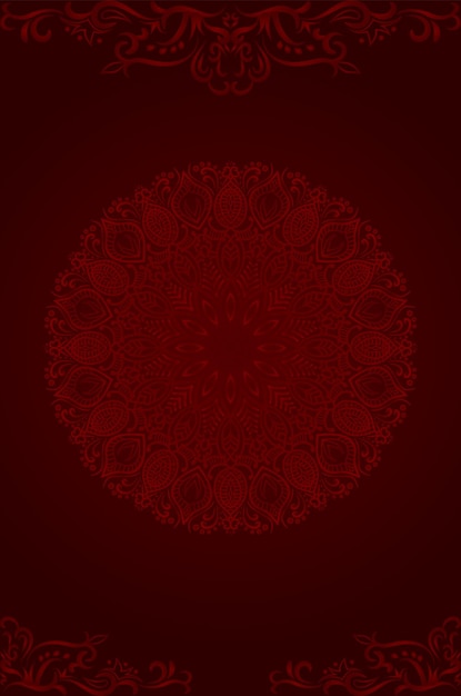 Fondo ornamental de lujo rojo oscuro