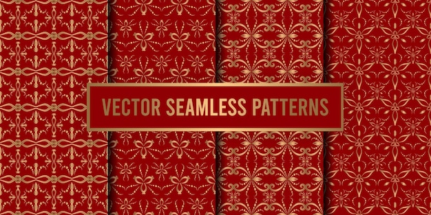 Fondo ornamental de patrones sin fisuras