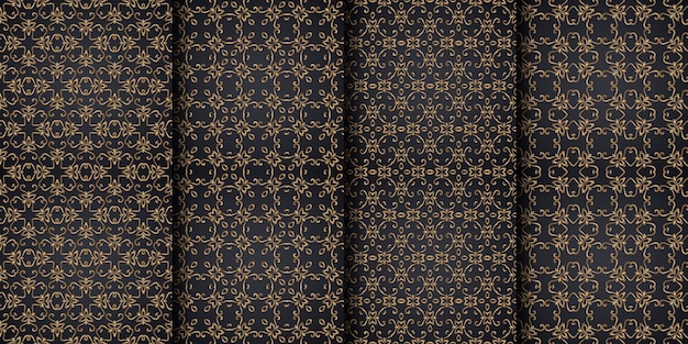 Fondo ornamental de patrones sin fisuras