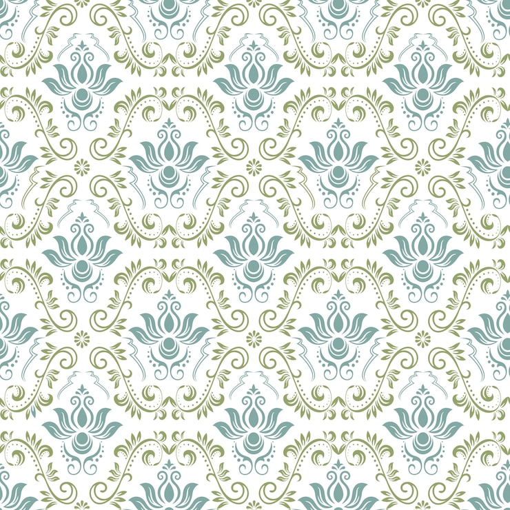 Vector fondo ornamental vintage, textura de encaje de vector, patrón floral transparente