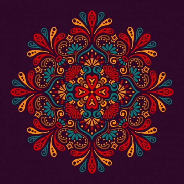 Fondo de ornamento abstracto floral